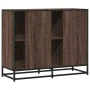 Aparador de madera de ingeniería marrón roble 92x35x76 cm by , Sideboards - Ref: Foro24-849023, Price: 116,18 €, Discount: %