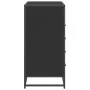 Cajonera de madera contrachapada negro 70x41x83,5 cm de , Cajoneras - Ref: Foro24-849089, Precio: 120,71 €, Descuento: %