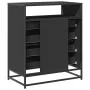Cajonera de madera contrachapada negro 70x41x83,5 cm de , Cajoneras - Ref: Foro24-849089, Precio: 120,71 €, Descuento: %