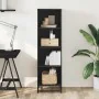Estantería madera ingeniería negra 40x35x139 cm de , Librerías y estanterías - Ref: Foro24-849124, Precio: 79,80 €, Descuento: %