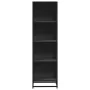 Estantería madera ingeniería negra 40x35x139 cm de , Librerías y estanterías - Ref: Foro24-849124, Precio: 79,80 €, Descuento: %