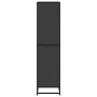 Estantería madera ingeniería negra 40x35x139 cm de , Librerías y estanterías - Ref: Foro24-849124, Precio: 79,80 €, Descuento: %