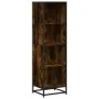 Estantería madera ingeniería color roble ahumado 40x35x139 cm by , Bookcases and shelves - Ref: Foro24-849126, Price: 75,17 €...