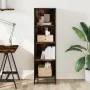 Estantería madera ingeniería color roble ahumado 40x35x139 cm by , Bookcases and shelves - Ref: Foro24-849126, Price: 75,17 €...