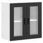 Armario de pared para cocina con puerta de cristal Porto negro von , Küchenschränke - Ref: Foro24-854148, Preis: 68,04 €, Rab...