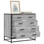 Cajonera de madera contrachapada gris sonoma 70x41x70 cm von , Schubladen - Ref: Foro24-849082, Preis: 113,73 €, Rabatt: %
