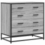 Cajonera de madera contrachapada gris sonoma 70x41x70 cm von , Schubladen - Ref: Foro24-849082, Preis: 113,73 €, Rabatt: %