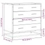 Cajonera de madera contrachapada gris sonoma 70x41x70 cm von , Schubladen - Ref: Foro24-849082, Preis: 113,73 €, Rabatt: %