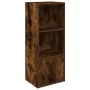 Estantería madera de ingeniería roble ahumado 31x24x77 cm by , Bookcases and shelves - Ref: Foro24-860332, Price: 38,25 €, Di...