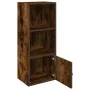 Estantería madera de ingeniería roble ahumado 31x24x77 cm by , Bookcases and shelves - Ref: Foro24-860332, Price: 38,25 €, Di...