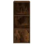 Estantería madera de ingeniería roble ahumado 31x24x77 cm by , Bookcases and shelves - Ref: Foro24-860332, Price: 38,25 €, Di...