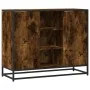 Aparador madera de ingeniería roble ahumado 92x35x76 cm de , Aparadores - Ref: Foro24-849016, Precio: 84,31 €, Descuento: %