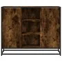 Aparador madera de ingeniería roble ahumado 92x35x76 cm de , Aparadores - Ref: Foro24-849016, Precio: 84,31 €, Descuento: %