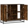 Aparador madera de ingeniería roble ahumado 92x35x76 cm de , Aparadores - Ref: Foro24-849016, Precio: 84,31 €, Descuento: %