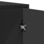 Aparador de madera de ingeniería negro 92x35x76 cm de , Aparadores - Ref: Foro24-849014, Precio: 87,57 €, Descuento: %