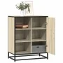 Aparador de madera contrachapada roble sonoma 62x35x76 cm de , Aparadores - Ref: Foro24-848995, Precio: 79,10 €, Descuento: %