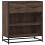 Aparador madera ingeniería roble marrón 68x35x76 cm by , Sideboards - Ref: Foro24-848988, Price: 101,43 €, Discount: %