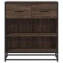 Aparador madera ingeniería roble marrón 68x35x76 cm by , Sideboards - Ref: Foro24-848988, Price: 101,43 €, Discount: %