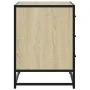 Cajonera de madera contrachapada color roble sonoma 70x41x56 cm de , Cajoneras - Ref: Foro24-849075, Precio: 90,30 €, Descuen...