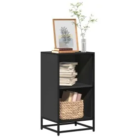 Estantería madera ingeniería negra 40x35x76 cm by , Bookcases and shelves - Ref: Foro24-849094, Price: 62,73 €, Discount: %
