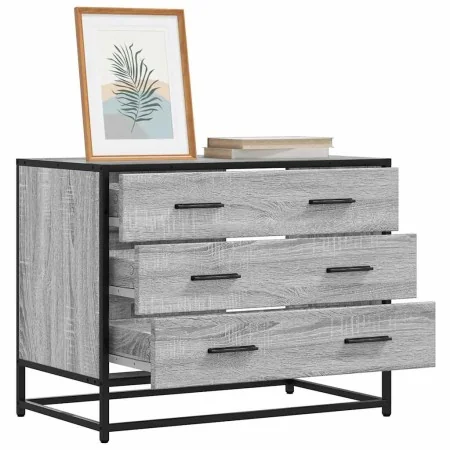Cajonera de madera contrachapada gris sonoma 70x41x56 cm von , Schubladen - Ref: Foro24-849077, Preis: 96,67 €, Rabatt: %