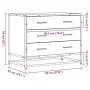 Cajonera de madera contrachapada gris sonoma 70x41x56 cm von , Schubladen - Ref: Foro24-849077, Preis: 96,67 €, Rabatt: %