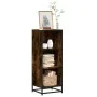 Estantería madera ingeniería color roble ahumado 40x35x107,5 cm by , Bookcases and shelves - Ref: Foro24-849111, Price: 67,93...