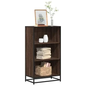 Estantería madera ingeniería roble marrón 60x35x107,5 cm by , Bookcases and shelves - Ref: Foro24-849118, Price: 89,99 €, Dis...