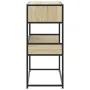 Mesa consola de madera de ingeniería roble Sonoma 90x35x80 cm by , Side tables - Ref: Foro24-849170, Price: 70,87 €, Discount: %