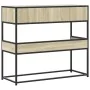 Mesa consola de madera de ingeniería roble Sonoma 90x35x80 cm by , Side tables - Ref: Foro24-849170, Price: 70,87 €, Discount: %