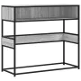 Mesa consola madera de ingeniería gris Sonoma 90x35x80 cm by , Side tables - Ref: Foro24-849172, Price: 65,63 €, Discount: %