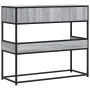 Mesa consola madera de ingeniería gris Sonoma 90x35x80 cm by , Side tables - Ref: Foro24-849172, Price: 65,63 €, Discount: %