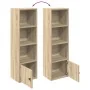 Estantería de madera de ingeniería roble sonoma 31x24x102 cm de , Librerías y estanterías - Ref: Foro24-860339, Precio: 50,60...