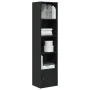 Estantería de madera de ingeniería roble negro 31x24x127 cm de , Librerías y estanterías - Ref: Foro24-860347, Precio: 56,48 ...