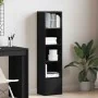 Estantería de madera de ingeniería roble negro 31x24x127 cm de , Librerías y estanterías - Ref: Foro24-860347, Precio: 56,48 ...