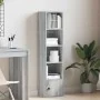 Estantería madera de ingeniería gris sonoma 31x24x127 cm by , Bookcases and shelves - Ref: Foro24-860351, Price: 54,52 €, Dis...