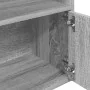 Estantería madera de ingeniería gris sonoma 31x24x127 cm by , Bookcases and shelves - Ref: Foro24-860351, Price: 54,52 €, Dis...