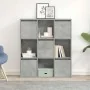 Estantería de madera de ingeniería gris hormigón 89x24x101,5 cm by , Bookcases and shelves - Ref: Foro24-860403, Price: 93,79...