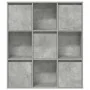 Estantería de madera de ingeniería gris hormigón 89x24x101,5 cm by , Bookcases and shelves - Ref: Foro24-860403, Price: 93,79...