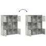 Estantería de madera de ingeniería gris hormigón 89x24x101,5 cm by , Bookcases and shelves - Ref: Foro24-860403, Price: 93,79...