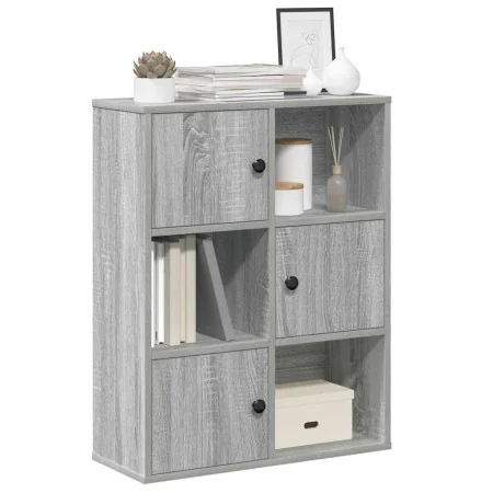 Estantería madera de ingeniería gris sonoma 60x24x76,5 cm von , Bücherregale und Regale - Ref: Foro24-860387, Preis: 66,45 €,...