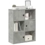 Estantería de madera de ingeniería gris hormigón 60x24x76,5 cm de , Librerías y estanterías - Ref: Foro24-860385, Precio: 68,...