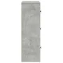 Estantería de madera de ingeniería gris hormigón 60x24x76,5 cm de , Librerías y estanterías - Ref: Foro24-860385, Precio: 68,...
