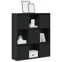 Estantería de madera de ingeniería roble negro 89x24x101,5 cm by , Bookcases and shelves - Ref: Foro24-860401, Price: 97,42 €...