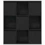 Estantería de madera de ingeniería roble negro 89x24x101,5 cm by , Bookcases and shelves - Ref: Foro24-860401, Price: 97,42 €...
