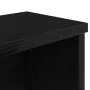Estantería cocina apilable madera ingeniería negra 50x15x16 cm by , Kitchen utensil containers - Ref: Foro24-860483, Price: 1...