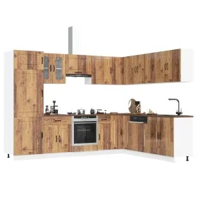 Mueble cocina Kalmar madera vieja 14 pzas madera contrachapada von , Küchenschränke - Ref: Foro24-3314979, Preis: 1,00 €, Rab...