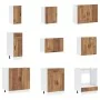 Mueble cocina Kalmar madera vieja 14 pzas madera contrachapada by , Kitchen cabinets - Ref: Foro24-3314979, Price: 1,00 €, Di...
