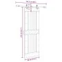 Puerta corredera con herrajes madera maciza de pino 80x210 cm von , Türen - Ref: Foro24-3332725, Preis: 191,88 €, Rabatt: %