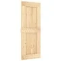 Puerta corredera con herrajes madera maciza de pino 80x210 cm by , Doors - Ref: Foro24-3332731, Price: 208,48 €, Discount: %
